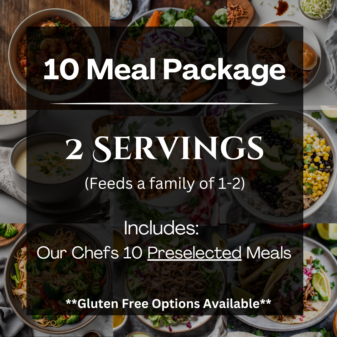 10 Meal Package: 2 Servings per Meal