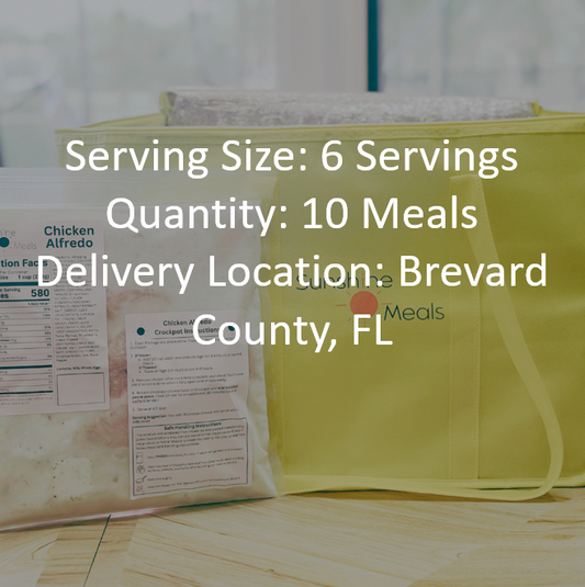 10 Meal Package: 5-6 Servings per Meal - $3.82/Serving