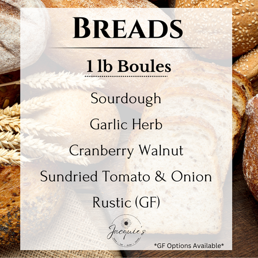 Jacquie's Artisan Bakery Breads