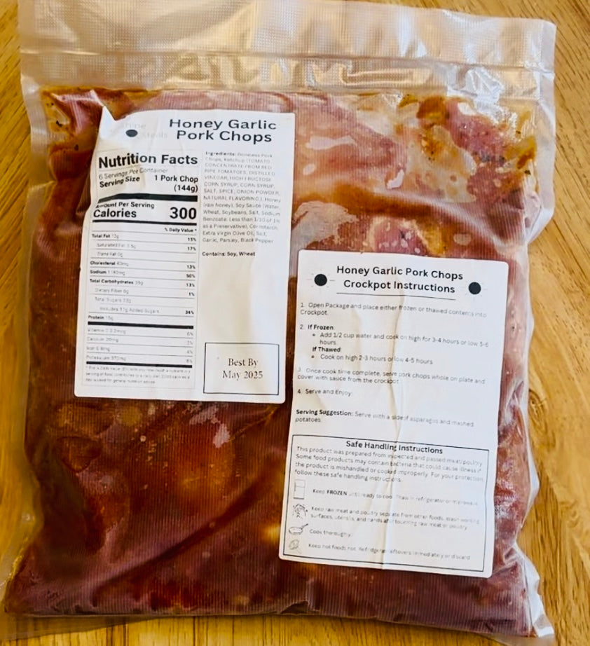 Honey Garlic Pork Chops