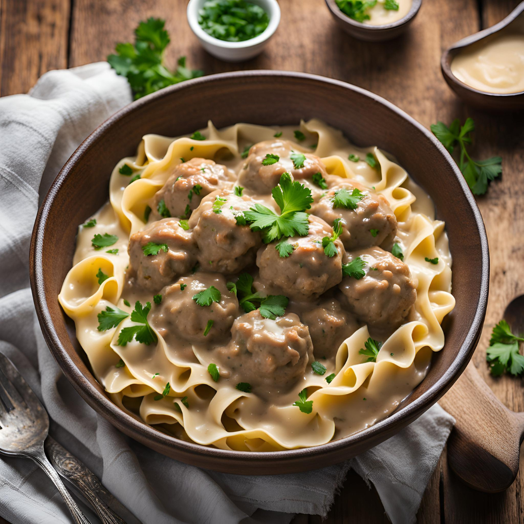 Meatball Stroganoff
